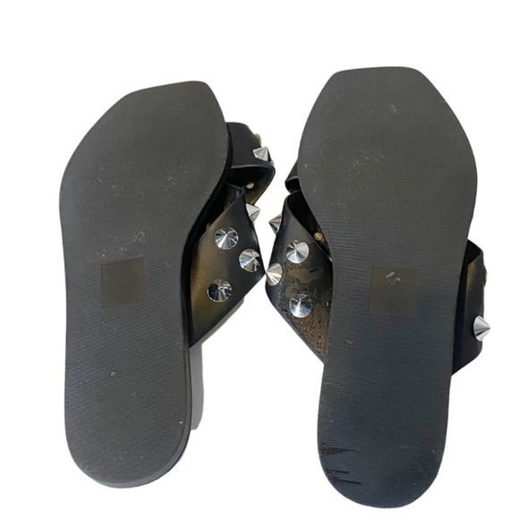 Coconuts by Matisse Lynwood Black Studded Slide Sandals - Picture 5 of 6